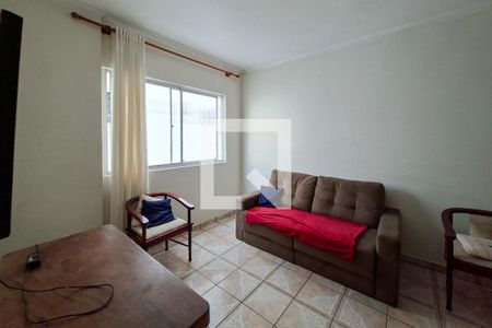 Sala de apartamento para alugar com 1 quarto, 50m² em Guilhermina, Praia Grande