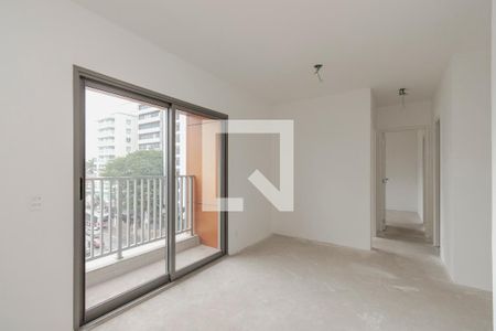 Sala/Cozinha de apartamento à venda com 2 quartos, 45m² em Santo Amaro, São Paulo