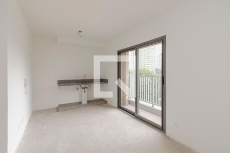 Sala/Cozinha de apartamento à venda com 2 quartos, 45m² em Santo Amaro, São Paulo