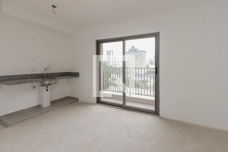 Sala/Cozinha de apartamento à venda com 2 quartos, 45m² em Santo Amaro, São Paulo