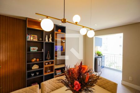Sala de jantar de apartamento à venda com 2 quartos, 63m² em Vila Inglesa, São Paulo