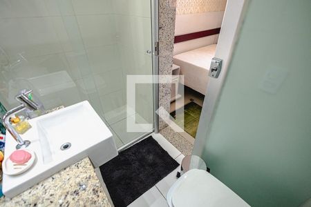 Banheiro - Quarto 1 de apartamento à venda com 3 quartos, 79m² em São Luiz, Belo Horizonte