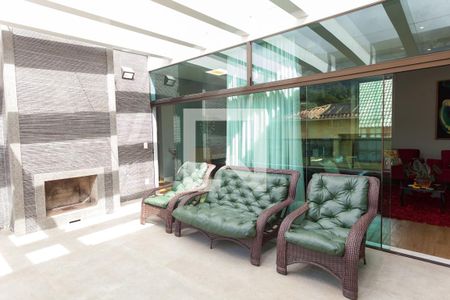 Varanda da Sala de casa de condomínio à venda com 5 quartos, 390m² em Retiro do Chalé, Brumadinho