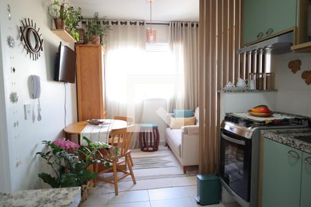 Sala/Cozinha de apartamento à venda com 1 quarto, 29m² em Jardim Cidalia, São Paulo