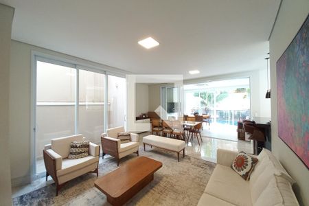 Sala de casa de condomínio à venda com 4 quartos, 360m² em Jardim Nova Europa, Campinas