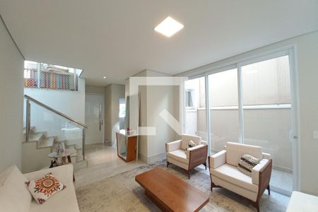 Sala de casa de condomínio à venda com 4 quartos, 360m² em Jardim Nova Europa, Campinas