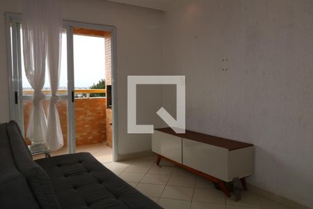 Sala de apartamento para alugar com 1 quarto, 47m² em Vila Caiçara, Praia Grande