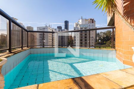 Varanda da Sala de apartamento à venda com 4 quartos, 272m² em Vila Andrade, São Paulo