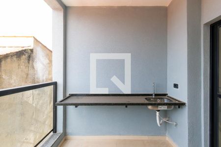Varanda  de apartamento à venda com 2 quartos, 49m² em Vila Fernandes, São Paulo