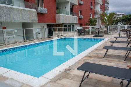 Área comum - Piscina de apartamento à venda com 1 quarto, 50m² em Barra da Tijuca, Rio de Janeiro