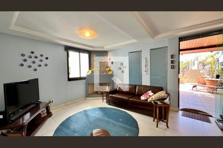 Sala de apartamento à venda com 4 quartos, 292m² em Sion, Belo Horizonte