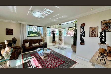 Sala de apartamento à venda com 4 quartos, 292m² em Sion, Belo Horizonte