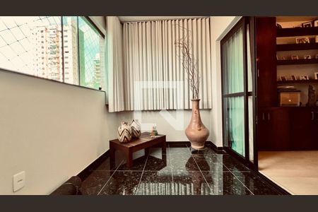 Varanda de apartamento à venda com 4 quartos, 292m² em Sion, Belo Horizonte