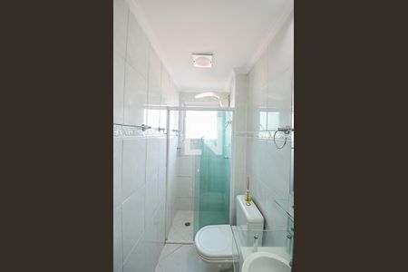 Banheiro de apartamento à venda com 2 quartos, 55m² em Vila Planalto, São Bernardo do Campo