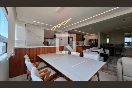Varanda gourmet de apartamento à venda com 3 quartos, 125m² em Vila Santa Teresa, Santo André