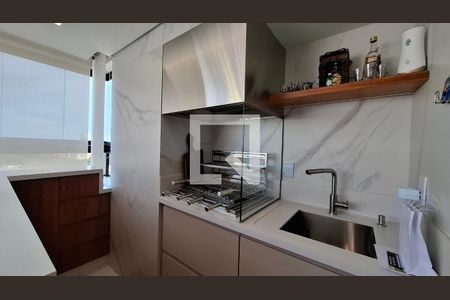 Varanda gourmet de apartamento à venda com 3 quartos, 125m² em Vila Santa Teresa, Santo André