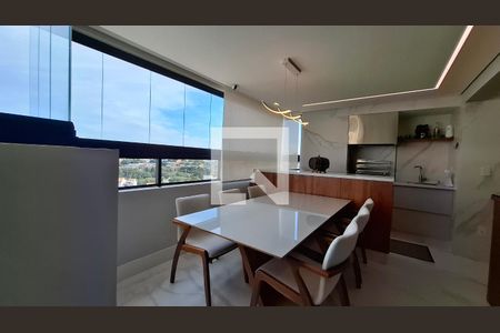 Varanda gourmet de apartamento à venda com 3 quartos, 125m² em Vila Santa Teresa, Santo André