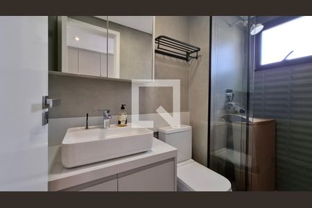 Banheiro da Suíte 2 de apartamento para alugar com 3 quartos, 125m² em Vila Santa Teresa, Santo André
