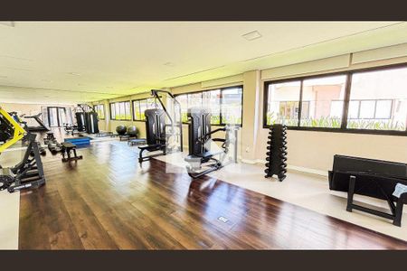 Área comum - Academia de apartamento para alugar com 3 quartos, 125m² em Vila Santa Teresa, Santo André