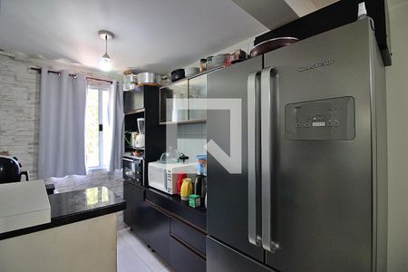 Cozinha e Área de Serviço de apartamento à venda com 2 quartos, 47m² em Cooperativa, São Bernardo do Campo