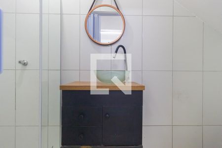 Banheiro de kitnet/studio para alugar com 1 quarto, 27m² em Vila Oratorio, São Paulo