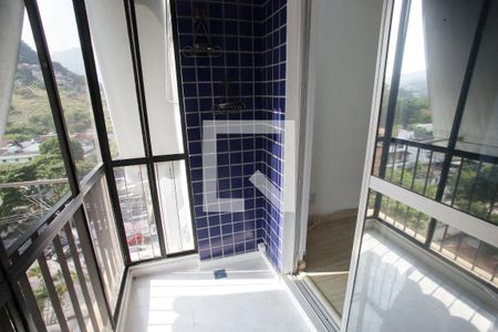 Varanda da Sala de apartamento à venda com 2 quartos, 55m² em Pechincha, Rio de Janeiro