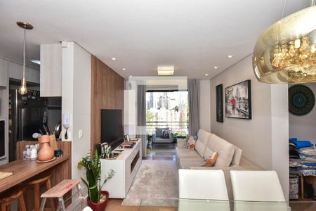 Sala de apartamento à venda com 2 quartos, 74m² em Paraíso do Morumbi, São Paulo