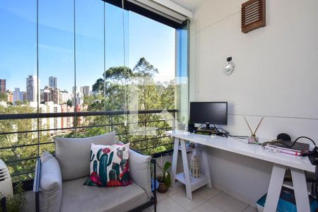 Varanda de apartamento à venda com 2 quartos, 74m² em Paraíso do Morumbi, São Paulo