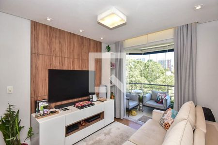 Sala de Tv de apartamento à venda com 2 quartos, 74m² em Paraíso do Morumbi, São Paulo