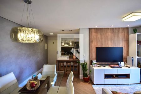 Sala de apartamento à venda com 2 quartos, 74m² em Paraíso do Morumbi, São Paulo