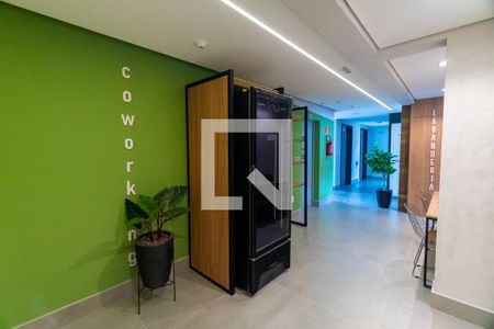Área comum - Coworking de kitnet/studio para alugar com 1 quarto, 18m² em Vila Clementino, São Paulo