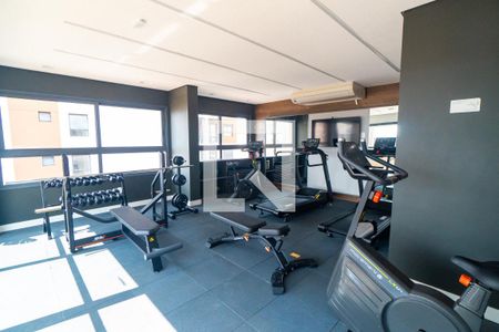 Área comum - Academia de kitnet/studio para alugar com 1 quarto, 18m² em Vila Clementino, São Paulo