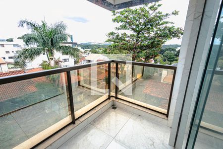 Varanda da Sala de apartamento à venda com 4 quartos, 160m² em Santa Rosa, Belo Horizonte