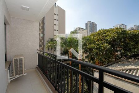 Varanda de kitnet/studio para alugar com 1 quarto, 30m² em Pinheiros, São Paulo