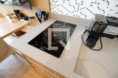 Cooktop e Cafeteira de kitnet/studio para alugar com 1 quarto, 30m² em Pinheiros, São Paulo