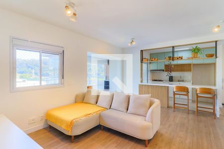 Sala de apartamento à venda com 2 quartos, 81m² em Jardim Caravelas, São Paulo