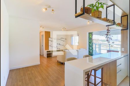 Sala de apartamento à venda com 2 quartos, 81m² em Jardim Caravelas, São Paulo