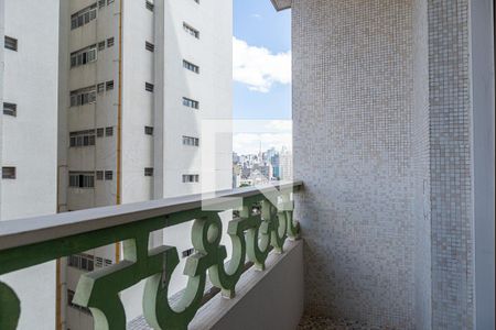Varanda da Sala de apartamento à venda com 3 quartos, 65m² em Bela Vista, São Paulo