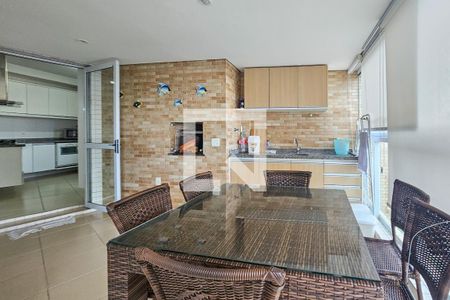 Varanda de apartamento para alugar com 3 quartos, 119m² em Jardim Tres Marias, Guarujá