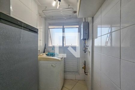 Área de serviço de apartamento para alugar com 3 quartos, 119m² em Jardim Tres Marias, Guarujá