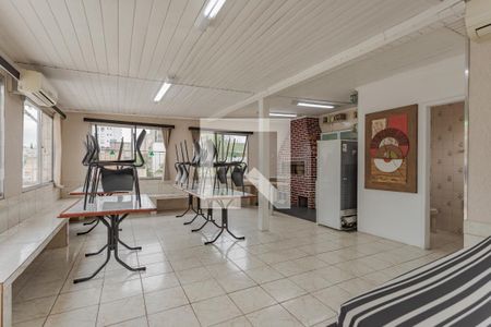 Área comum - Salão de festas de apartamento à venda com 2 quartos, 60m² em Passo D’areia, Porto Alegre
