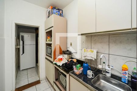 Cozinha de apartamento à venda com 2 quartos, 70m² em São Sebastião, Porto Alegre