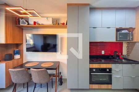 Cozinha de kitnet/studio para alugar com 1 quarto, 25m² em Pinheiros, São Paulo
