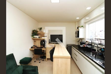 Sala/Cozinha de apartamento para alugar com 1 quarto, 39m² em Horto Florestal, São Paulo