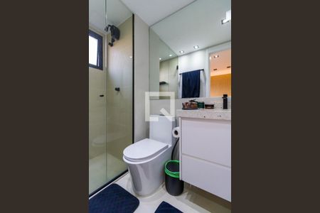 Banheiro de kitnet/studio à venda com 1 quarto, 26m² em Cidade Jardim, São Paulo