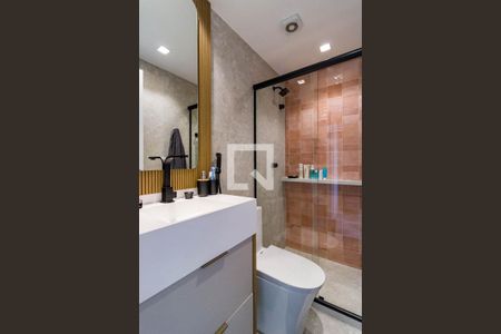 Banheiro de apartamento à venda com 2 quartos, 40m² em Cidade Jardim, São Paulo