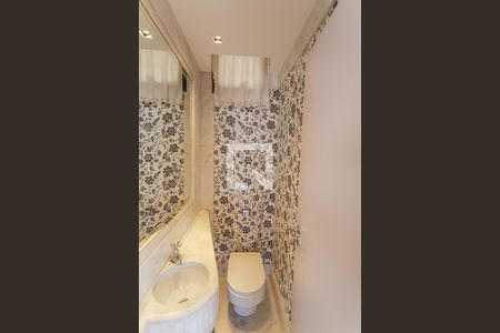 Lavabo na Sala de apartamento à venda com 4 quartos, 158m² em Serra, Belo Horizonte