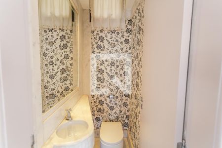 Lavabo na Sala de apartamento à venda com 4 quartos, 158m² em Serra, Belo Horizonte