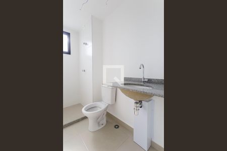Banheiro de kitnet/studio à venda com 1 quarto, 27m² em Moema, São Paulo