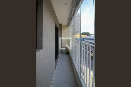 Varanda da Sala de apartamento para alugar com 1 quarto, 31m² em Santo Amaro, São Paulo